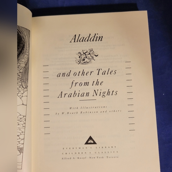 ALADDIN & OTHER TALES ARABIAN NIGHTS Children's Classics Everyman's Library 1993 - Picture 4 of 10